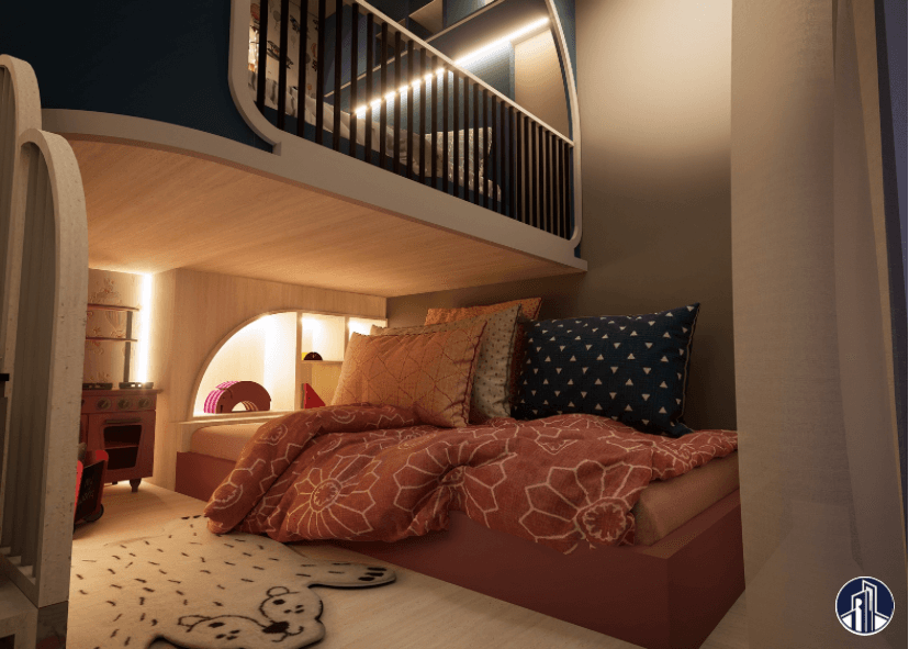Architecture project: Twins Bedroom